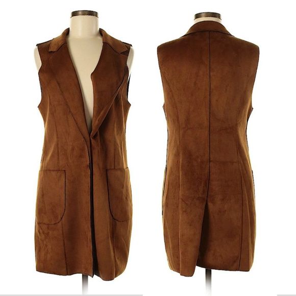 lemon tart Jackets & Blazers - 🚨 50% OFF BUNDLES! ENDS 12/7 🚨 NWT Lemon Tart Etseri Faux Suede Vest